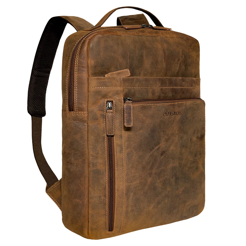 "Kendall" Unisex Laptop-Rucksack Leder