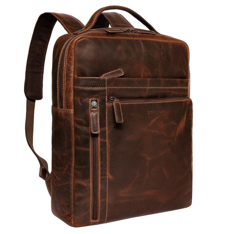 "Kendall" Unisex Laptop-Rucksack Leder