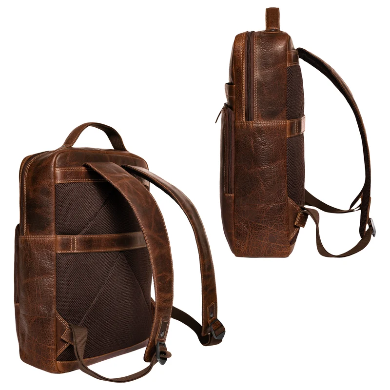 "Kendall" Unisex Laptop-Rucksack Leder
