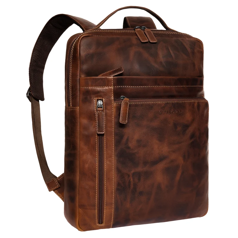 "Kendall" Unisex Laptop-Rucksack Leder
