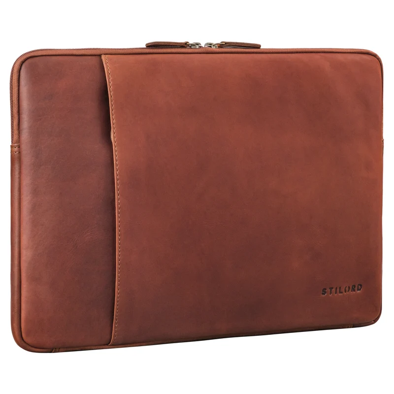 "Ino" 15.6 Zoll Laptop Sleeve Hülle Leder