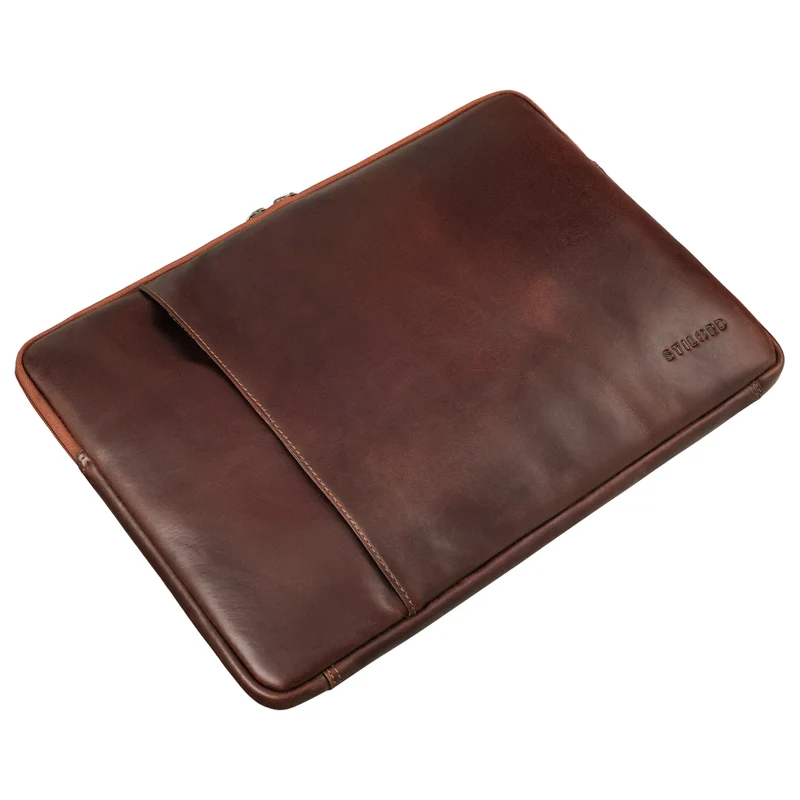 "Ino" 15.6 Zoll Laptop Sleeve Hülle Leder