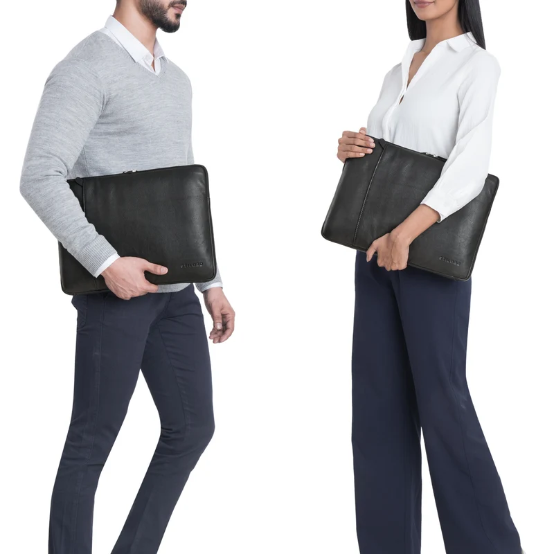 "Ino" 15.6 Zoll Laptop Sleeve Hülle Leder