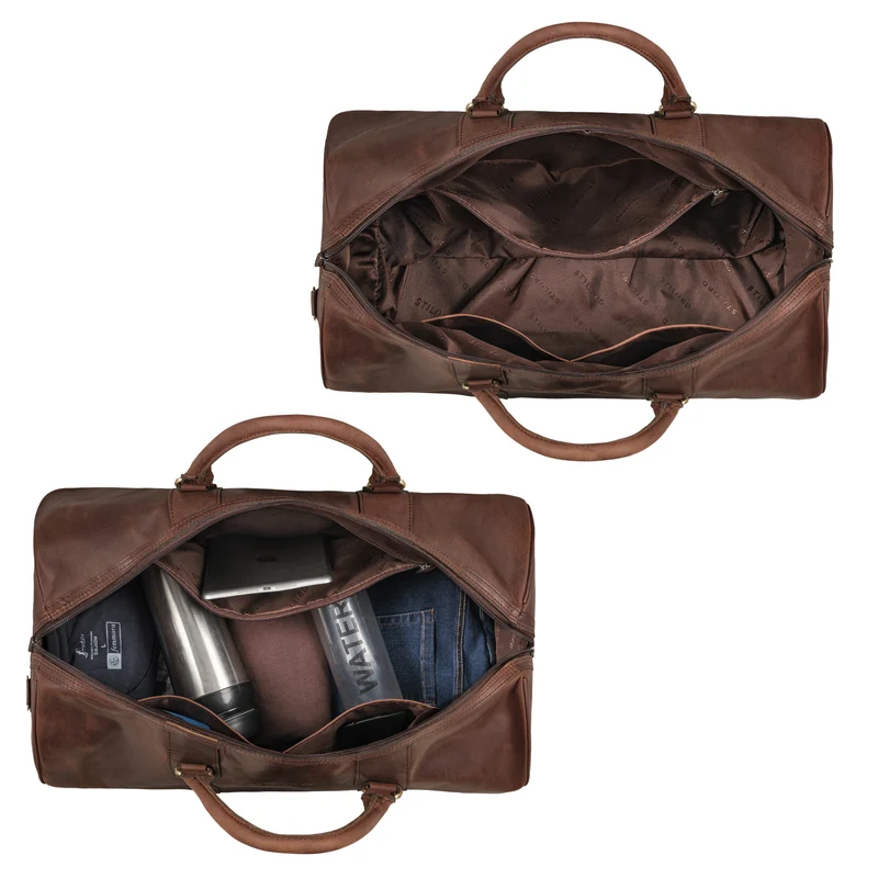 "Vivaldo" Vintage Reisetasche Leder Herren und Damen
