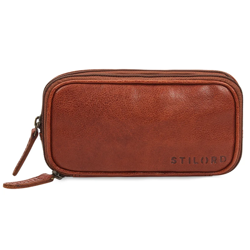"Fiore" Leder Federmappe Vintage