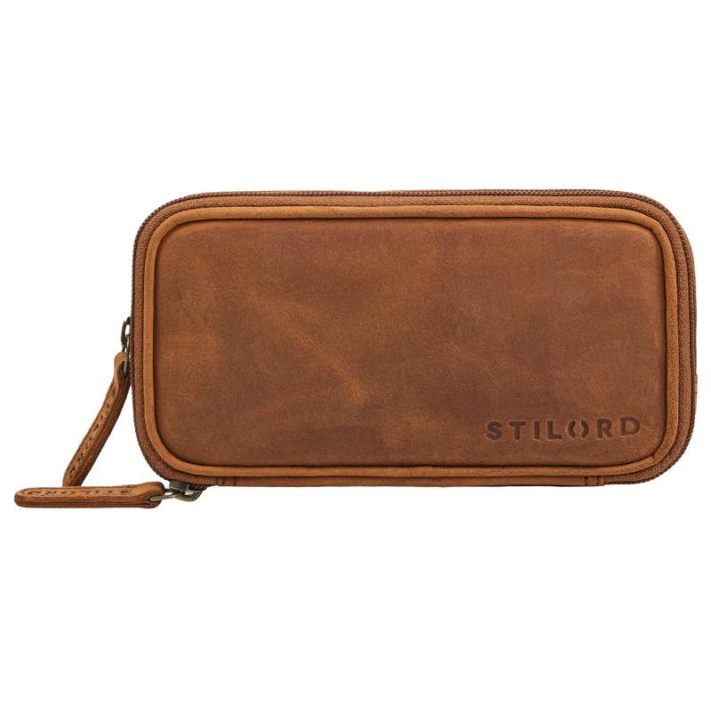"Fiore" Leder Federmappe Vintage