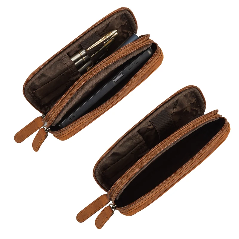 "Fiore" Leder Federmappe Vintage