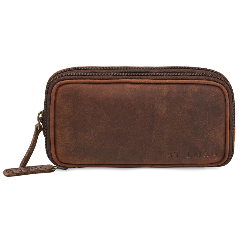 "Fiore" Leder Federmappe Vintage