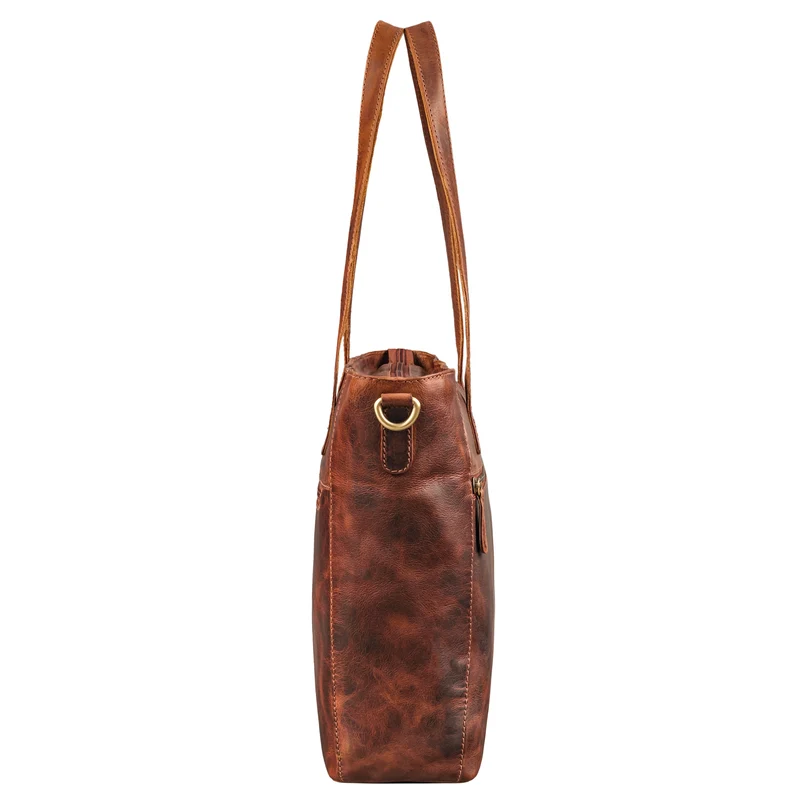 "Nicole" 3-in-1 Shopper Leder Damen (Handtasche Umhängetasche Crossbody Bag)