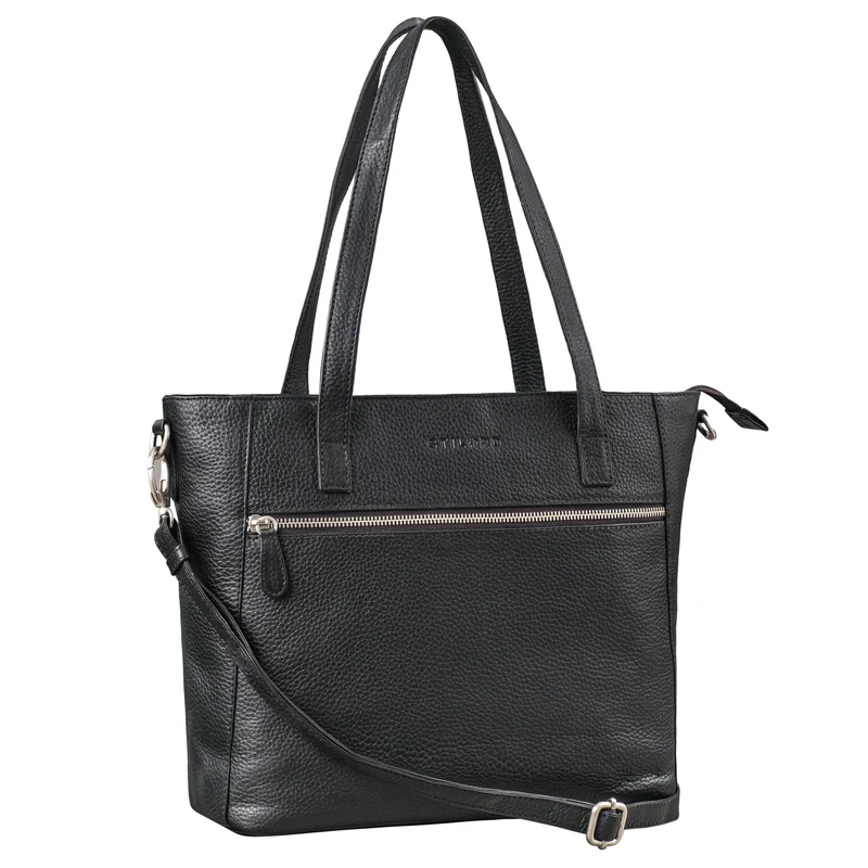 "Nicole" 3-in-1 Shopper Leder Damen (Handtasche Umhängetasche Crossbody Bag)