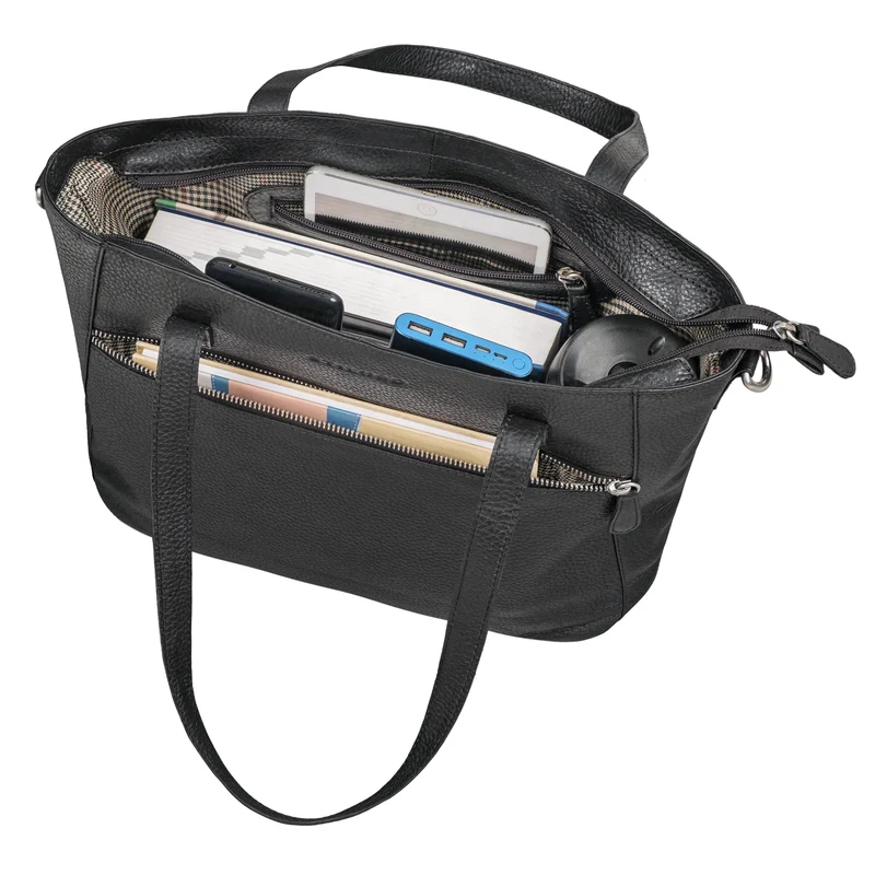 "Nicole" 3-in-1 Shopper Leder Damen (Handtasche Umhängetasche Crossbody Bag)