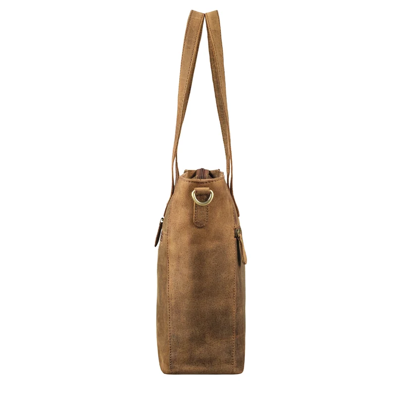 "Nicole" 3-in-1 Shopper Leder Damen (Handtasche Umhängetasche Crossbody Bag)