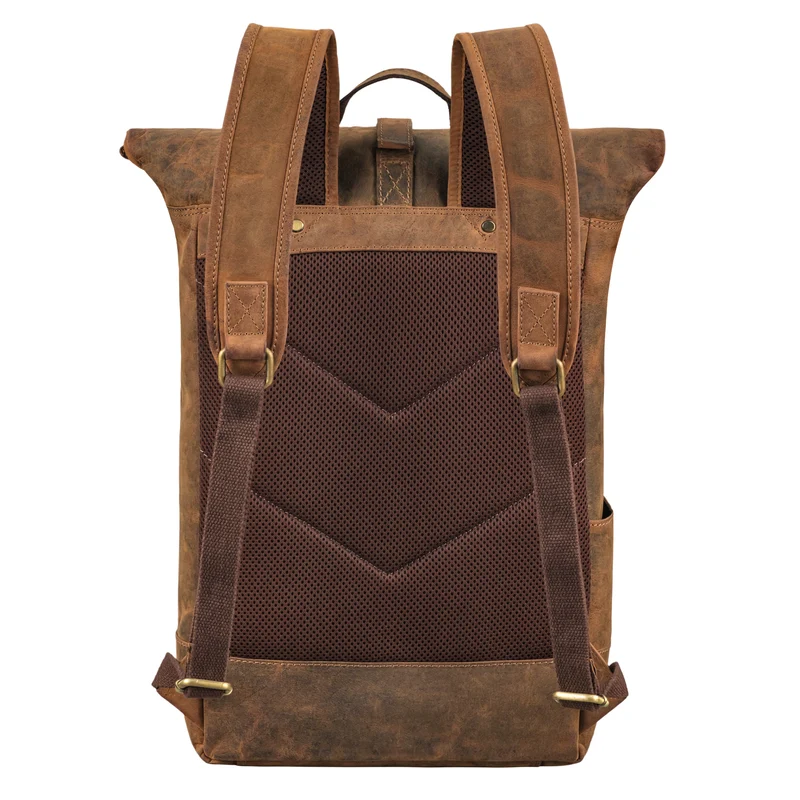 "Harriet" Rolltop Rucksack mit Laptop-Fach 15.6 - 17 Zoll Damen Herren