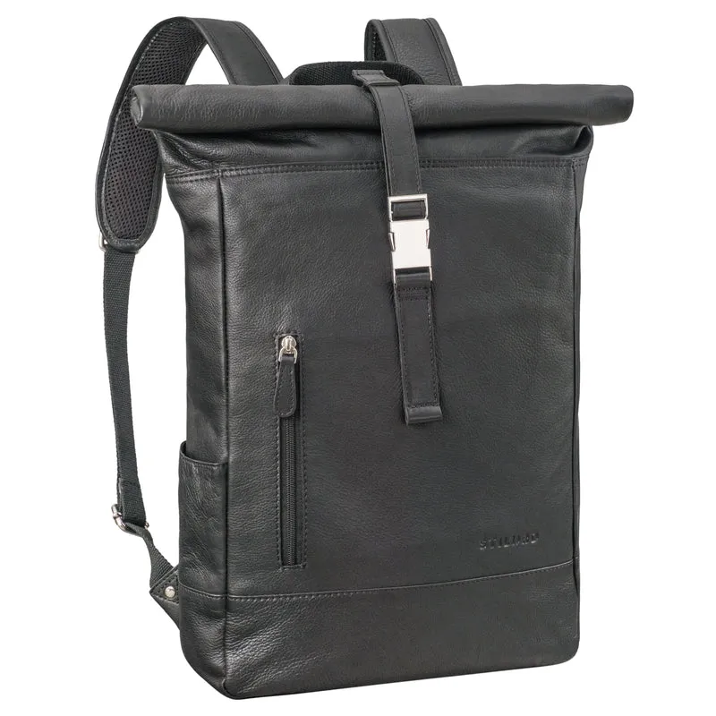 "Harriet" Rolltop Rucksack mit Laptop-Fach 15.6 - 17 Zoll Damen Herren