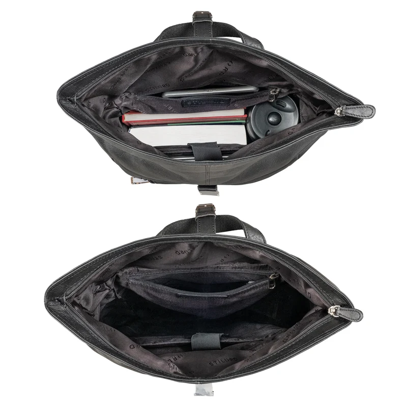"Harriet" Rolltop Rucksack mit Laptop-Fach 15.6 - 17 Zoll Damen Herren