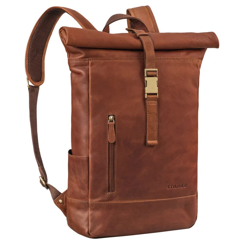 "Harriet" Rolltop Rucksack mit Laptop-Fach 15.6 - 17 Zoll Damen Herren
