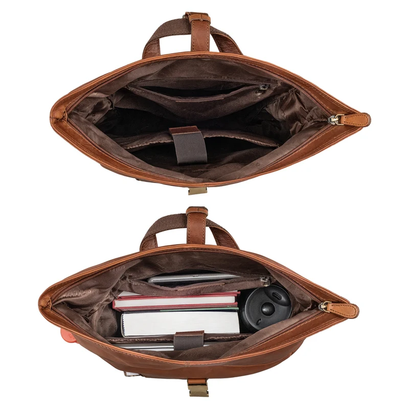 "Harriet" Rolltop Rucksack mit Laptop-Fach 15.6 - 17 Zoll Damen Herren