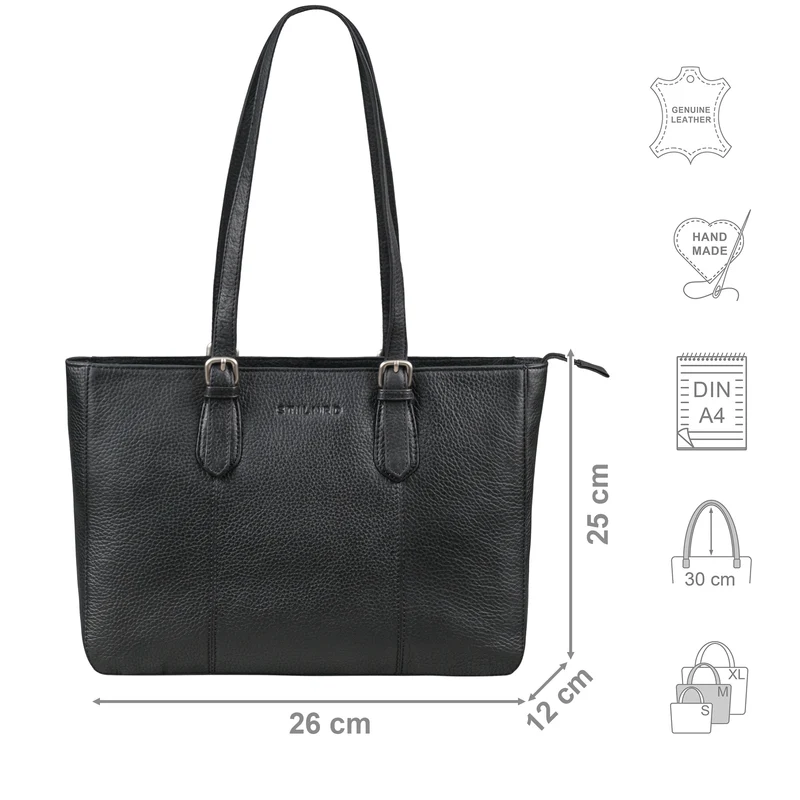 "Rosalind" Damen Leder Handtasche Mittelgroß