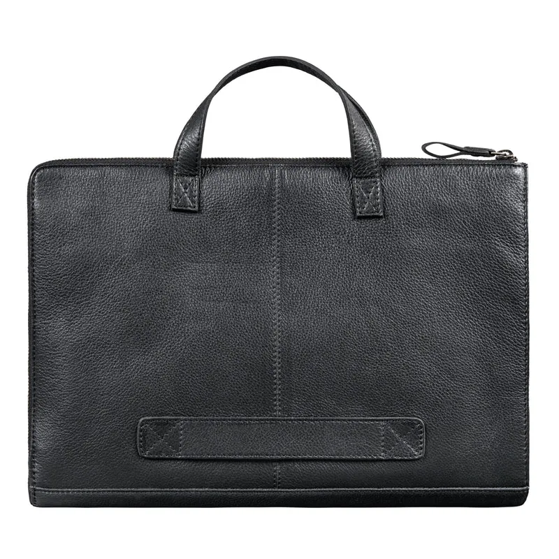 "Silvano" Schmale Echtleder Laptop Sleeve 13,3 Zoll Damen und Herren