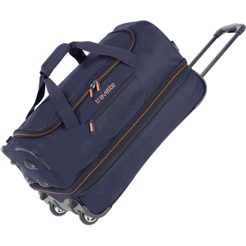 Travelite Basics Rollenreisetasche 55 cm -Marine