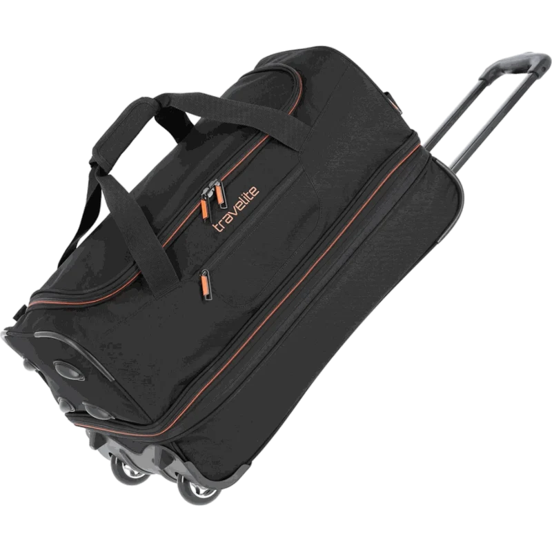 Travelite Basics Rollenreisetasche 55 cm -Schwarz