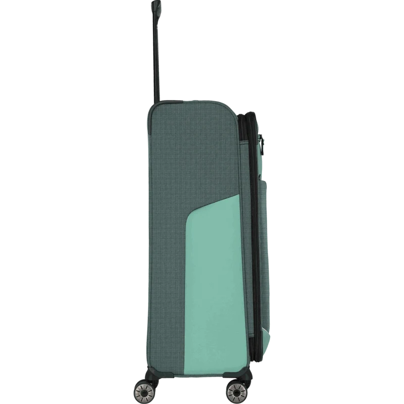Travelite Viia 4-Rollen-Trolley L 77 cm -Eukalyptus
