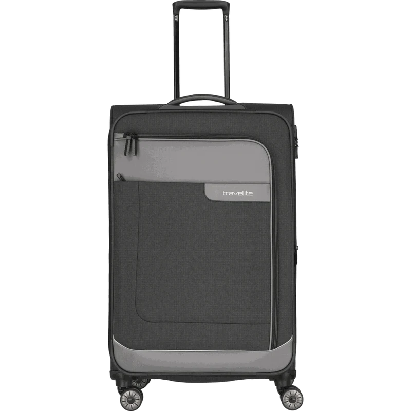 Travelite Viia 4-Rollen-Trolley L 77 cm -Schiefer