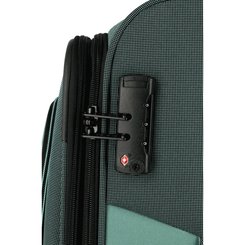 Travelite Viia 4-Rollen-Trolley M 67 cm -Eukalyptus