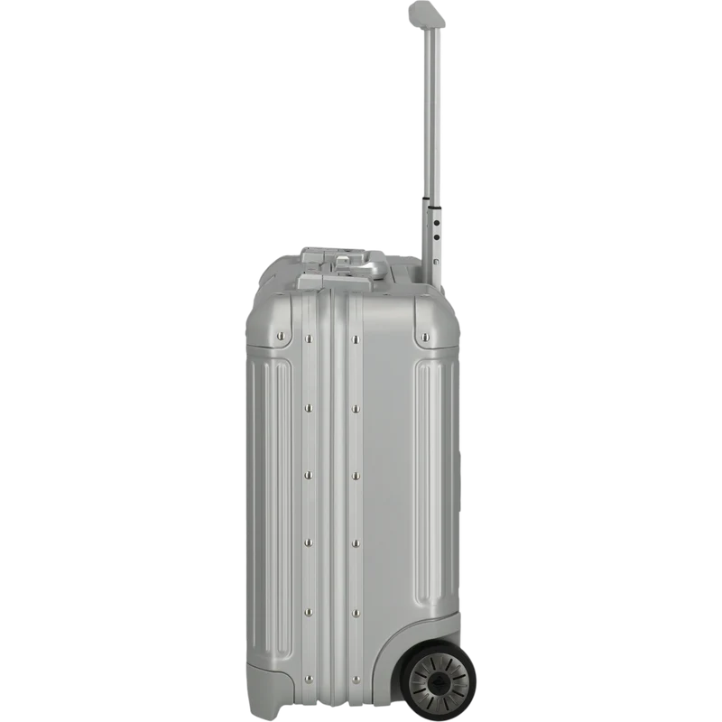 Travelite Next Business-Trolley aus Aluminium 45 cm -Silber