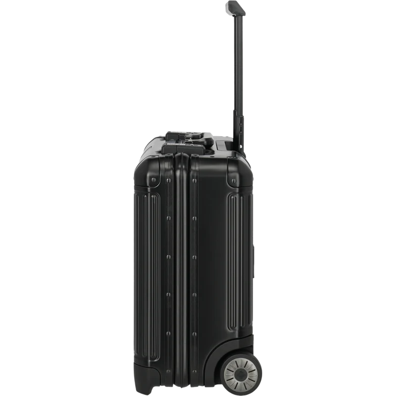 Travelite Next Business-Trolley aus Aluminium 45 cm -Schwarz
