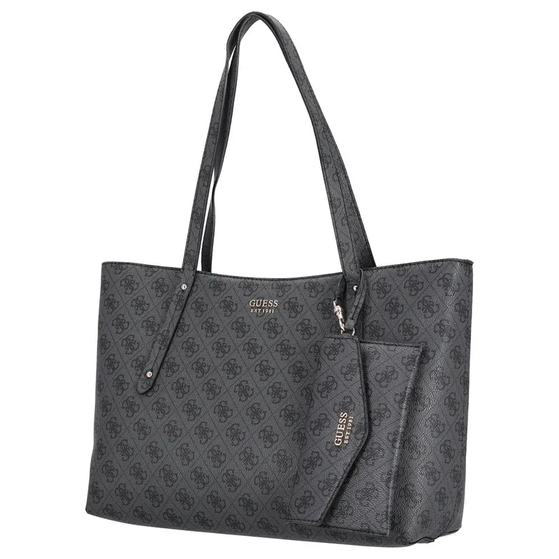 Guess Brenton Top Zip Tote - Shopper 36 cm (coal logo)