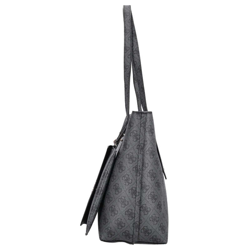 Guess Brenton Top Zip Tote - Shopper 36 cm (coal logo)