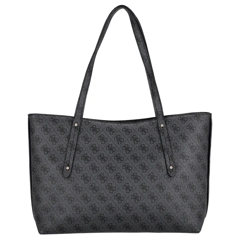 Guess Brenton Top Zip Tote - Shopper 36 cm (coal logo)