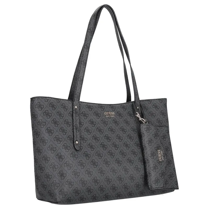 Guess Brenton Top Zip Tote - Shopper 36 cm (coal logo)