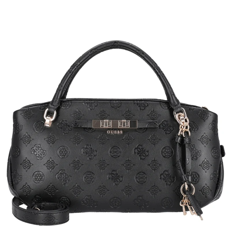 Guess Carmella 3 Comp Satchel - Henkeltasche 30 cm (black logo)