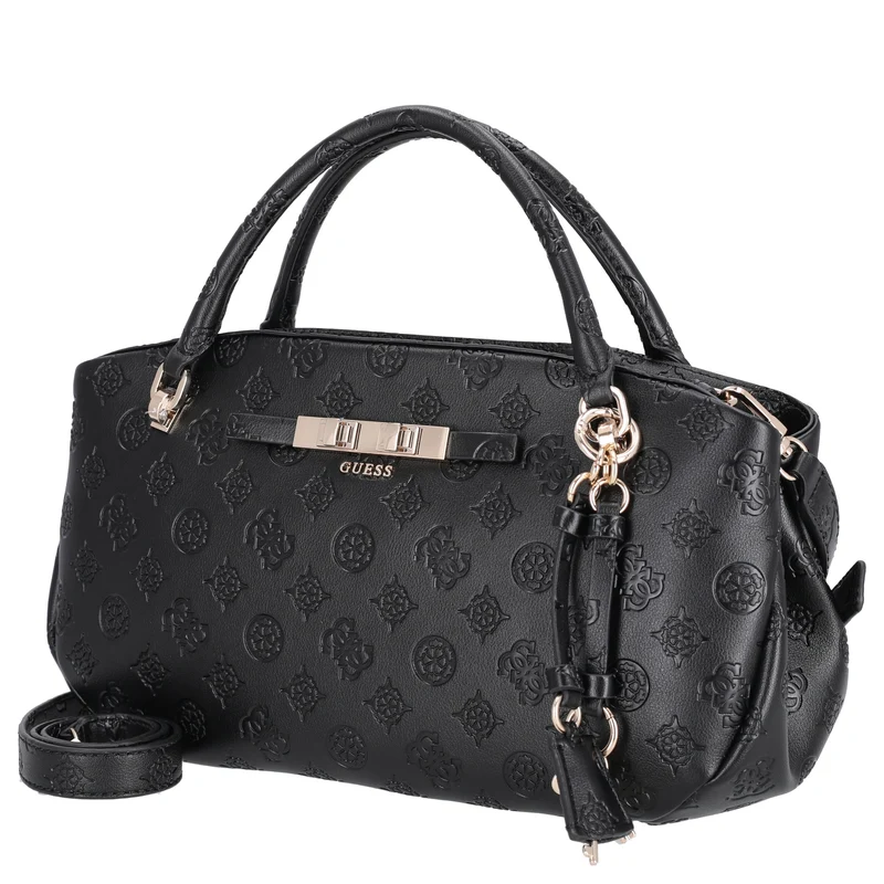 Guess Carmella 3 Comp Satchel - Henkeltasche 30 cm (black logo)
