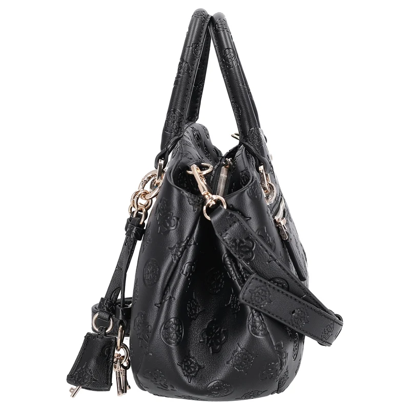 Guess Carmella 3 Comp Satchel - Henkeltasche 30 cm (black logo)