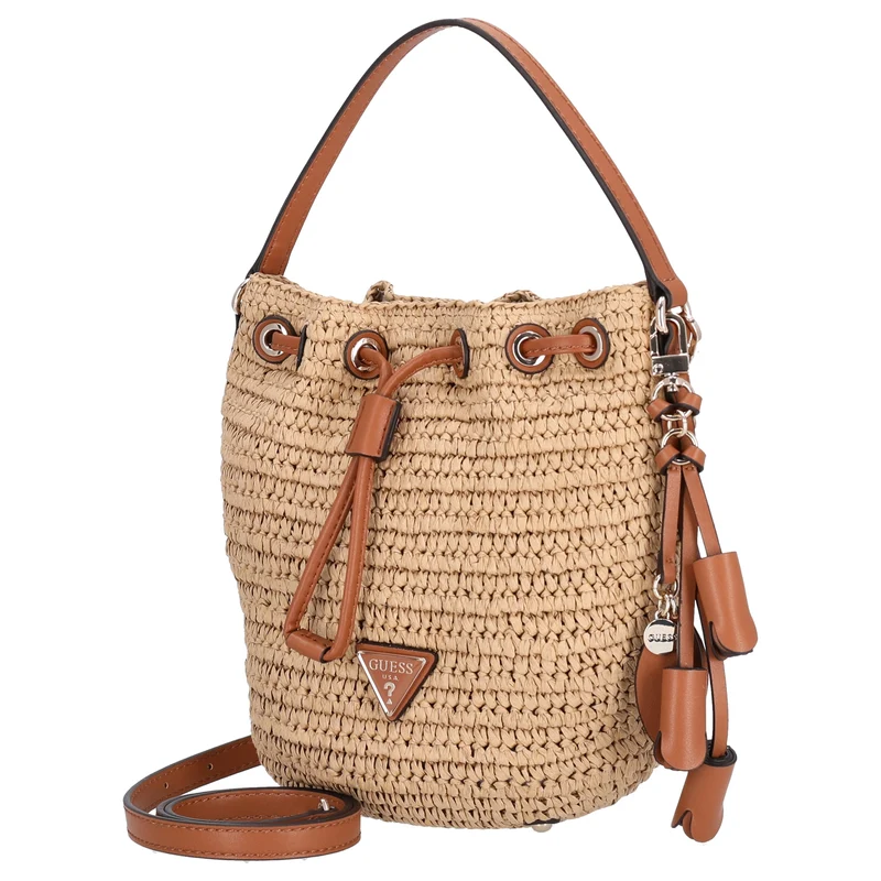 Guess Ofelia Bucket - Beuteltasche 22 cm (natural/cognac)