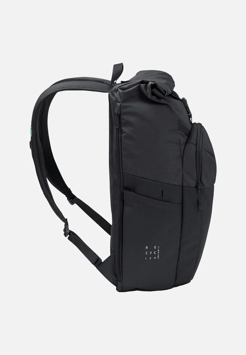 Okab II Black - Rolltop Rucksack