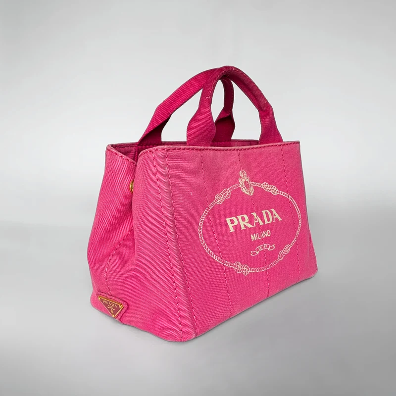 Prada Canapa Tote Klein Canvas