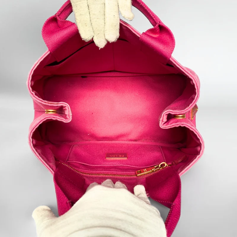 Prada Canapa Tote Klein Canvas