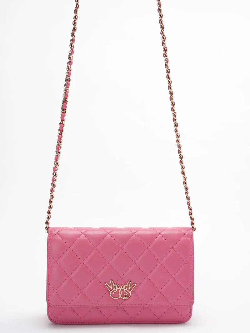 Chanel Wallet on Chain (woc) Tasche Pink Emoticon