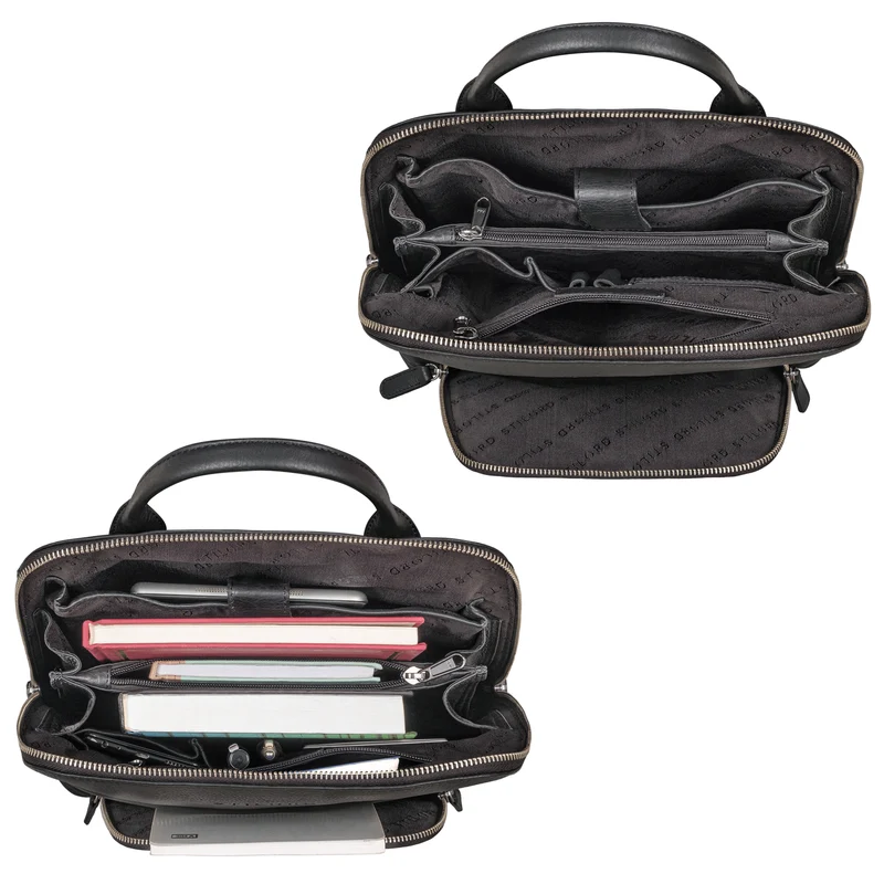 "Jolanda" Eleganter Rucksack Damen Leder Klein