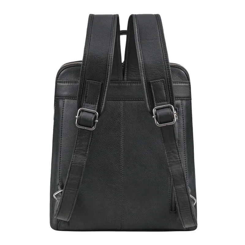 "Jolanda" Eleganter Rucksack Damen Leder Klein