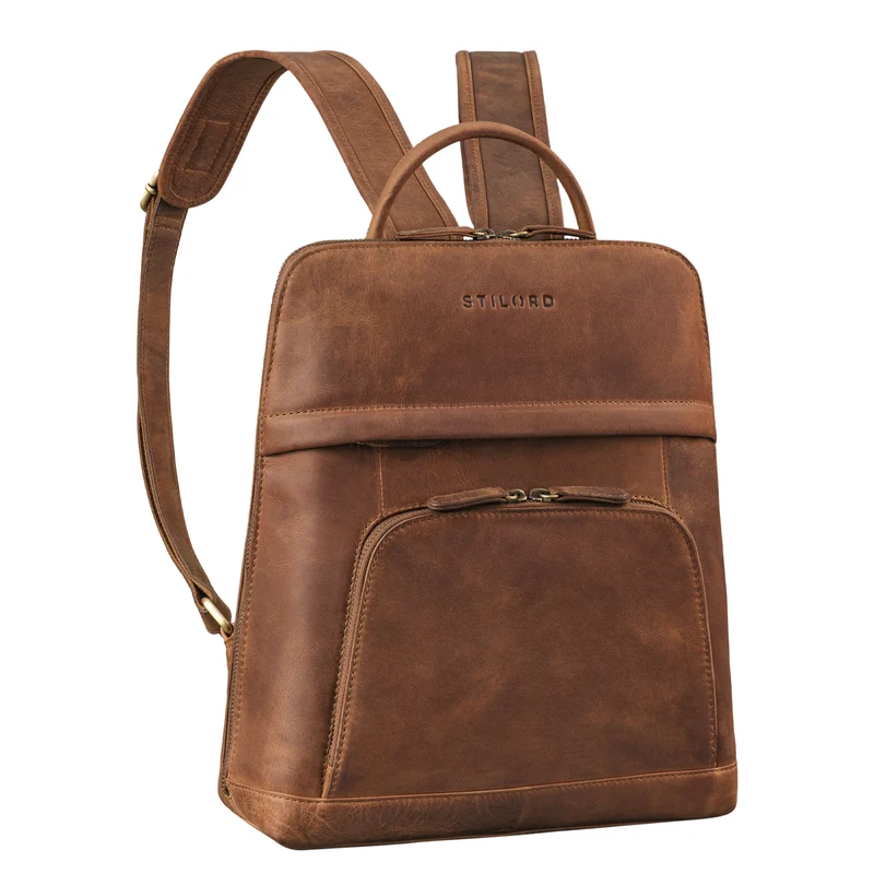 "Jolanda" Eleganter Rucksack Damen Leder Klein