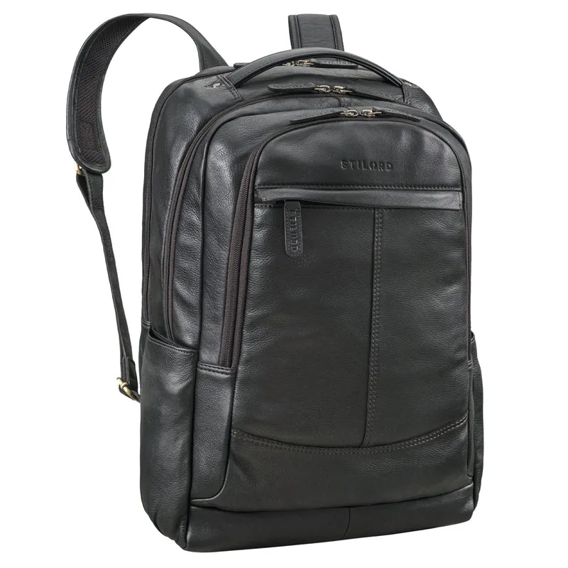 "Maxim" Premium XL Business Rucksack Leder mit Laptopfach 17 - 19 Zoll