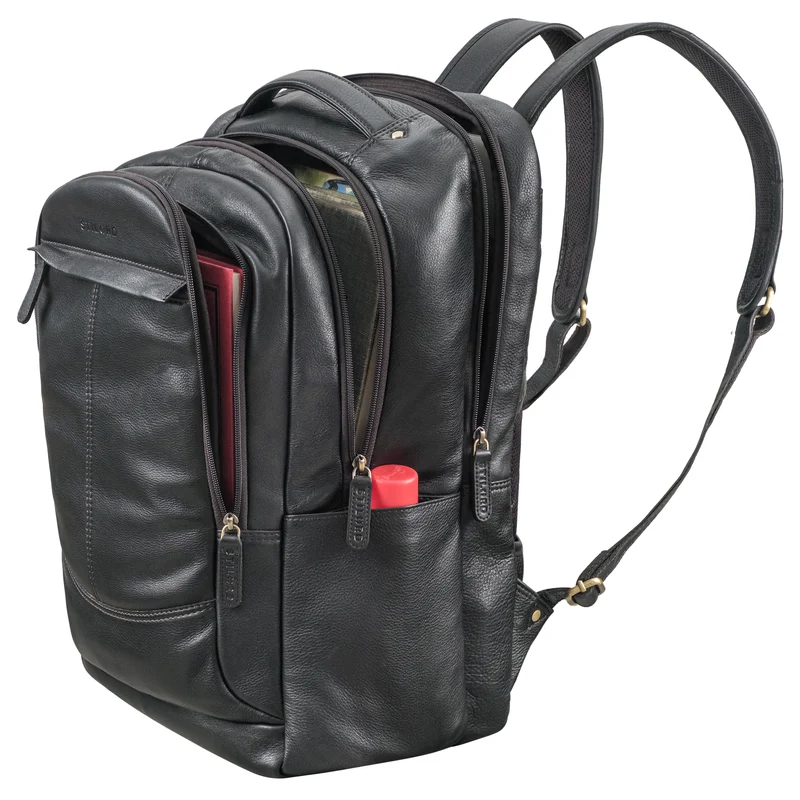 "Maxim" Premium XL Business Rucksack Leder mit Laptopfach 17 - 19 Zoll