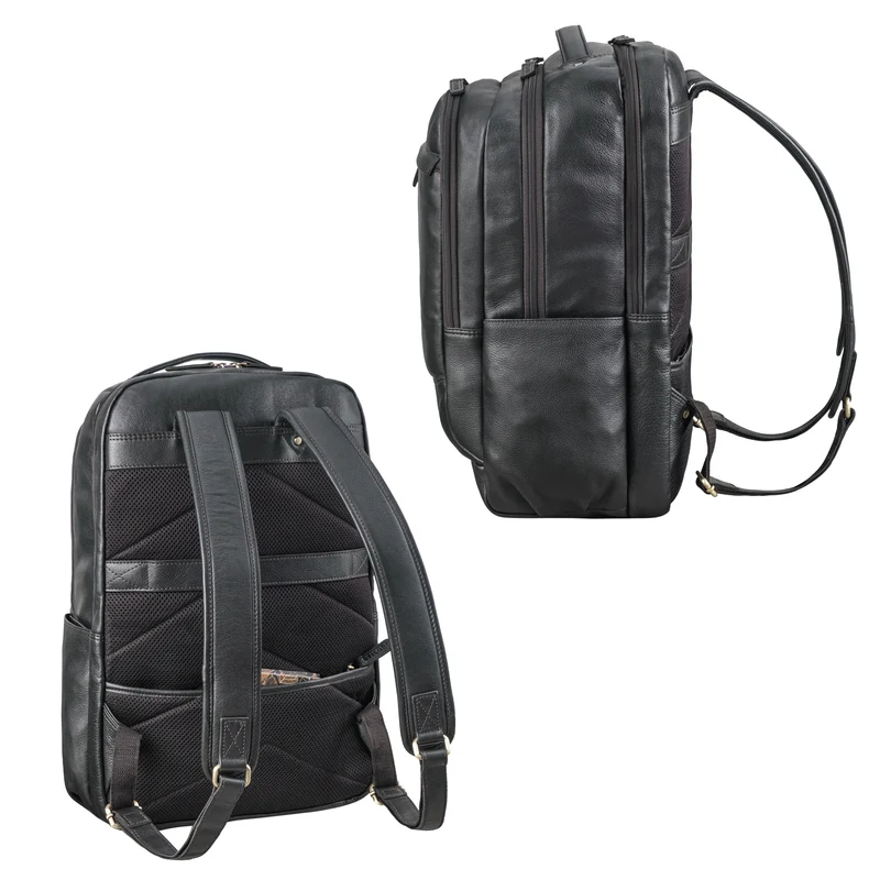 "Maxim" Premium XL Business Rucksack Leder mit Laptopfach 17 - 19 Zoll