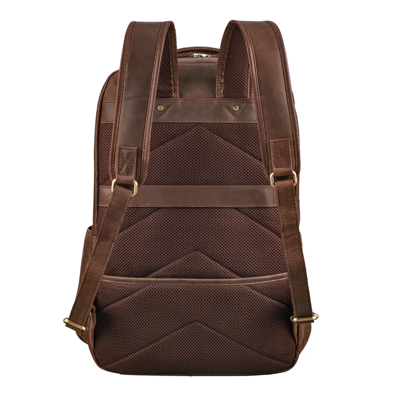 "Maxim" Premium XL Business Rucksack Leder mit Laptopfach 17 - 19 Zoll