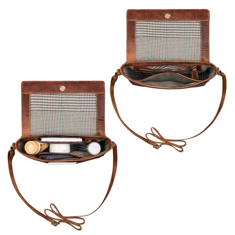 "Sylvie" Handtasche Damen Umhängetasche Leder